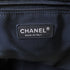 CHANEL CC SHW Tote Bag Shoulder Bag Nylon Silver Balck