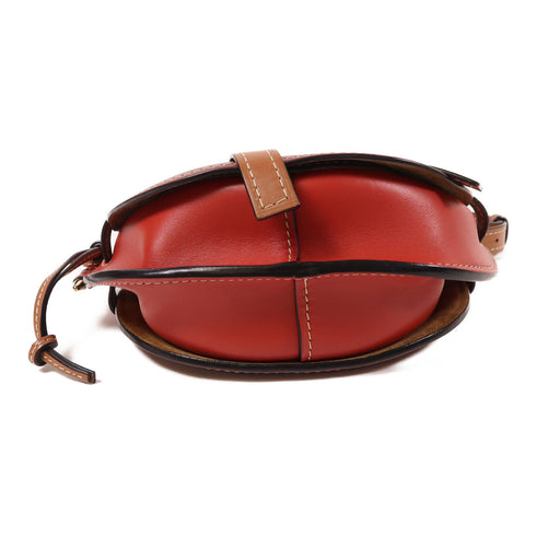 LOEWE GHW Gate Small Shoulder Bag Calfskin Leather