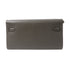 HERMES GHW Kelly To Go Wallet Shoulder Bag H080253CC Epsom Leather Etain Grey