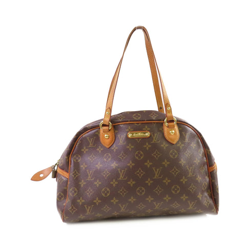 LOUIS VUITTON LV GHW Montorgueil GM Shoulder Bag M95566 Monogram Brown v3