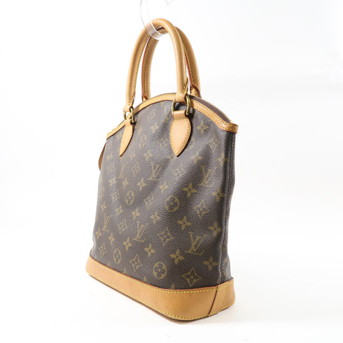 LOUIS VUITTON LV GHW Lockit Handbag M40102 Monogram Brown v4