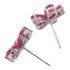 JEWELRY Ruby Diamond Earrings 18K White Gold