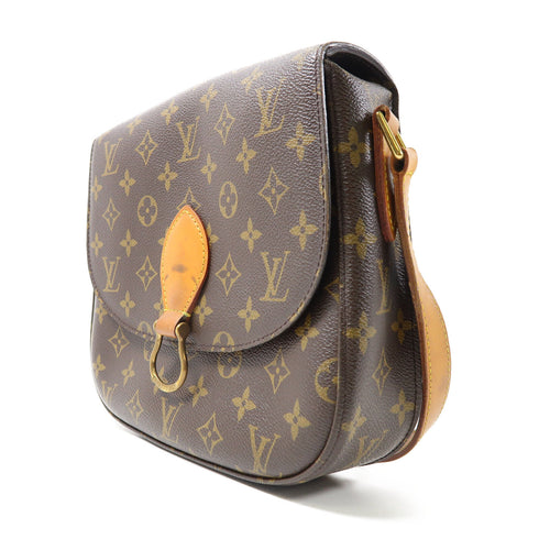 LOUIS VUITTON LV GHW Saint Cloud GM Shoulder Bag M51242 Monogram Brown