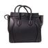 CELINE GHW Mini Luggage Handbag 165213HSC Calfskin Leather Black