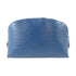LOUIS VUITTON LV SHW Cosmetic Bag Pouch Clutch Epi Blue