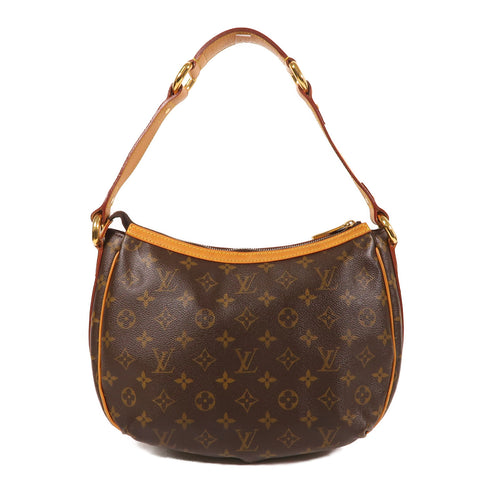LOUIS VUITTON LV GHW Tulum PM Shoulder Bag M40076 Monogram Brown