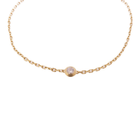 CARTIER Diamond Bracelet 18K Pink Gold