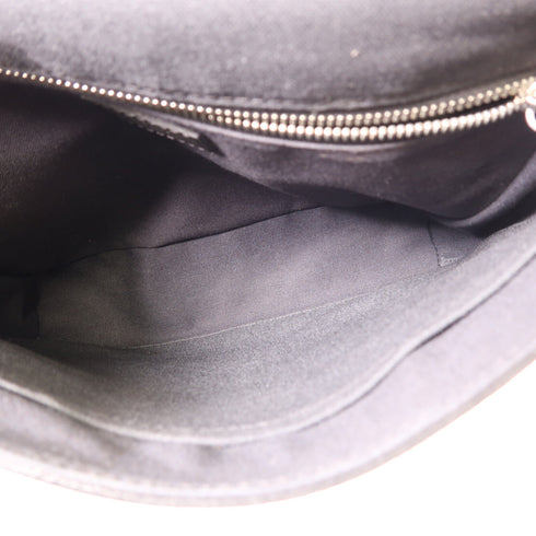 LOUIS VUITTON LV SHW Taiga Roman PM Messenger Shoulder Bag M32699 Leather Black