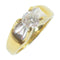 FINE JEWELRY 0.41ct Diamond Ring 18K Yellow Gold US#4.75