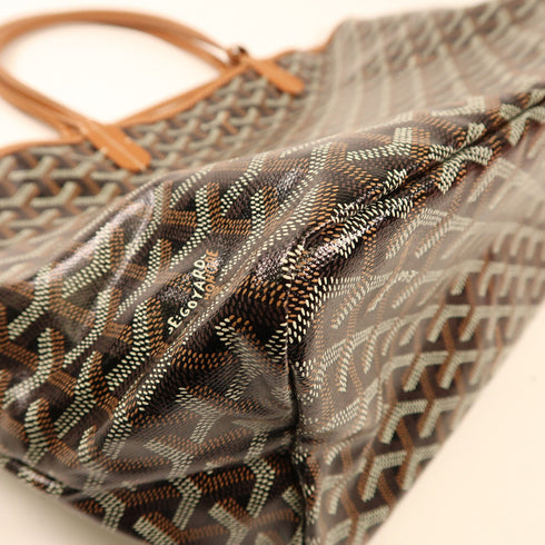 GOYARD Tote Bag Coated Canvas Brown