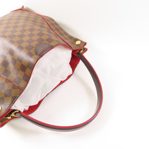 LOUIS VUITTON LV GHW Caissa Hobo Shoulder Bag N41555 Damier Brown