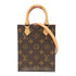 LOUIS VUITTON LV GHW Petit Sac Plat 2 Way Shoulder Bag M81295 Monogram Brown v3