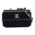 CHANEL Quilted CC GHW Chain Shoulder Bag Vanity Case Lambskin Leather/Cotton