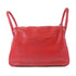 HERMES PHW Lindy 30 2 Way Shoulder Hand Bag Veau Swift Leather Rouge Casaque