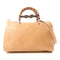 GUCCI GG GHW 2 Way Shoulder Bag Handbag Calfskin Leather Bamboo