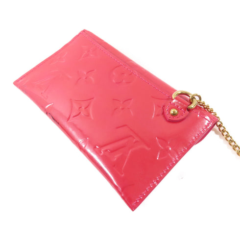 LOUIS VUITTON LV GHW Card Case M91917 Vernis Pink