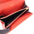 SAINT LAURENT YSL GHW Long Wallet 539972 Patent Leather Red
