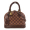 LOUIS VUITTON LV GHW Alma BB 2 Way Bag N41221 Damier Ebene Brown
