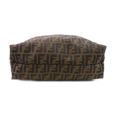 FENDI Zucca Tote Bag Handbag 8BH263-Q0M Canvas Brown
