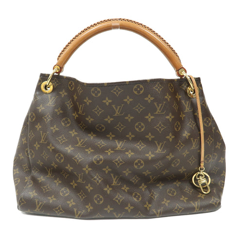 LOUIS VUITTON LV GHW Artsy MM Shoulder Bag M40249 Monogram Brown v1