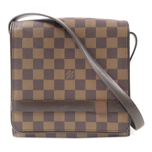 LOUIS VUITTON LV Tribeca Mini Shoulder Bag N51162 Damier Ebene Brown