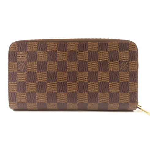 LOUIS VUITTON LV Zippy Organizer Long Wallet N60003 Damier Brown