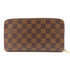 LOUIS VUITTON LV Zippy Organizer Long Wallet N60003 Damier Brown