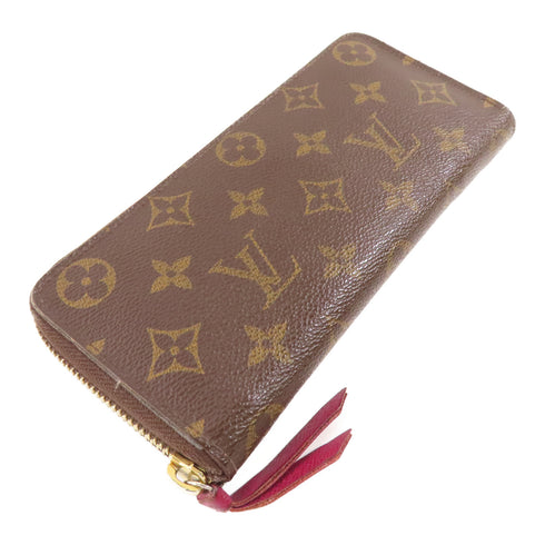 LOUIS VUITTON LV GHW Clemence Wallet M60742 Monogram Brown