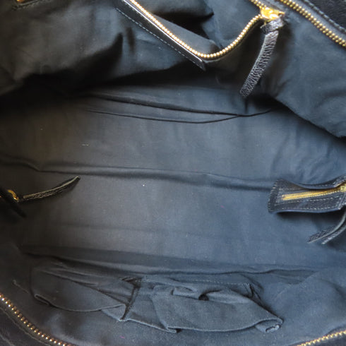 BALENCIAGA GHW Metallic Edge Part Time 2 Way Shoulder Bag 168028 Calfskin Black