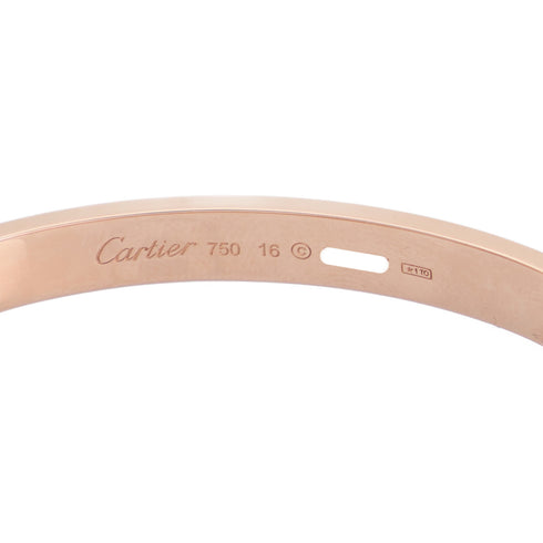 CARTIER Love Bracelet Bangle Accessories 18K Pink Gold Cartier#16