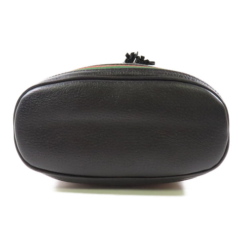 GUCCI GG GHW Ophidia 2 Way Shoulder Bag 719884 Calfskin Leather Black