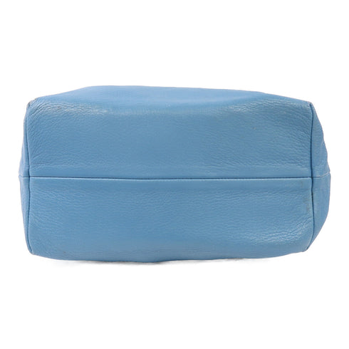 BOTTEGA VENETA BV Handbag/Tote Bag Calfskin Leather Blue