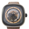 Sevenfriday P2-1 Automatic Watch SF-P2/01 Stainless Steel/Leather Grey
