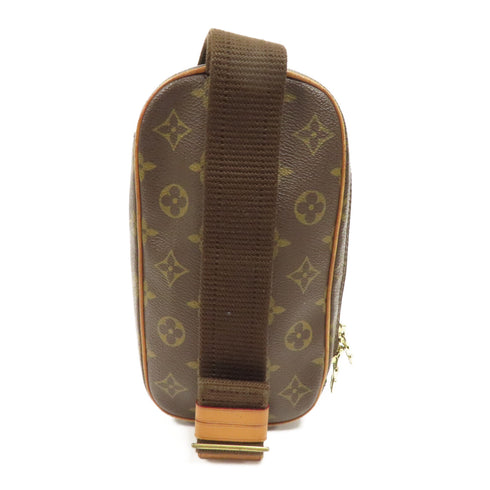 LOUIS VUITTON LV GHW Pochette Gange Waist Bag M51870 Monogram Brown