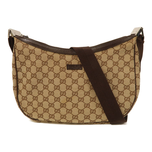 GUCCI GG SHW Shoulder Bag 122790 Canvas Brown