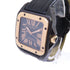 CARTIER Santos 100 Carbon Automatic Watch 18K Rose Gold SS W2020009 Black