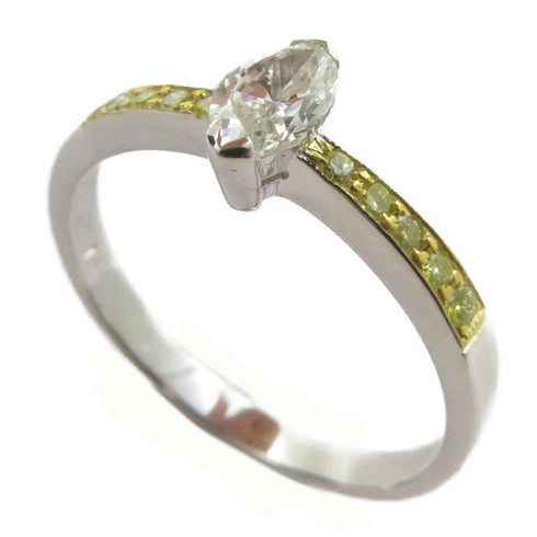FINE JEWELRY Diamond Ring 2.8g 14K Yellow Gold US#8.25