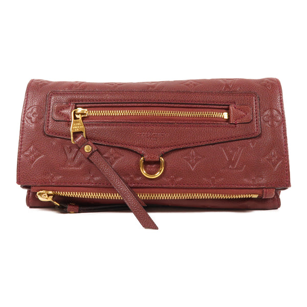 LOUIS VUITTON LV GHW Petillante Clutch Bag Pouch Monogram Empreinte Red