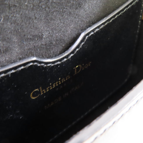 Christian Dior CD GHW Bobby Small Shoulder Bag Crossbody Calfskin Leather Black