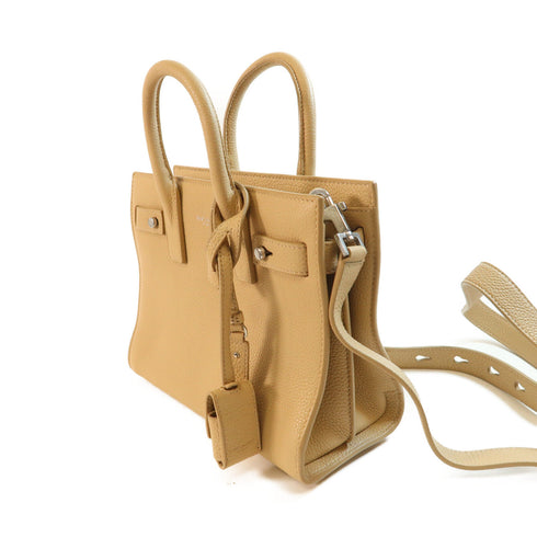 SAINT LAURENT YSL SHW Nano Sac de Jour Souple Bag 2way Calfskin Leather 485019