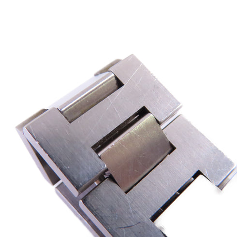 CARTIER Pasha Automatic Wrist Watch Stainless Steel C2475 Pink