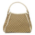 GUCCI GG GHW Shoulder Bag Canvas Brown/Khaki
