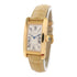 CARTIER Tank American Quartz Watch W2607456 18K Yellow Gold White