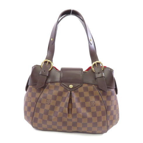 LOUIS VUITTON LV GHW Sistina PM Shoulder Bag N41542 Damier Ebene Brown