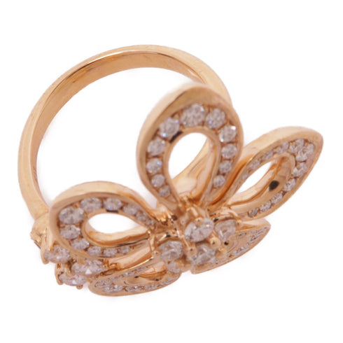 JEWELRY Diamond Ring US#8 Ring 18K Rose Gold