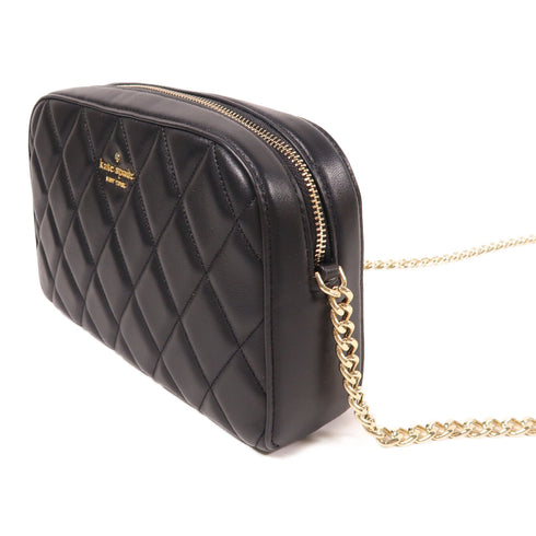 Kate Spade GHW Chain Shoulder Bag Crossbody Calfskin Leather