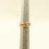 CARTIER Trinity Ring 18K Pink Gold/Yellow Gold/White Gold US#4 Cartier#48