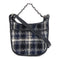 CHANEL CC SHW Shoulder Bag Tweed Blue