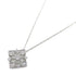 MIKIMOTO 0.16ct Diamond Necklace 18K White Gold PT850 Platinum