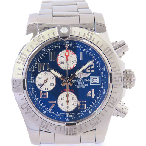 BREITLING Avenger II Automatic Watch A1338111 Stainless Steel Blue